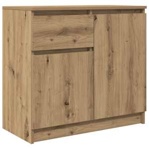 Příborník se zásuvkou Artisan Dub 71x35x65 cm kompozitní dřevo - obrázek 2
