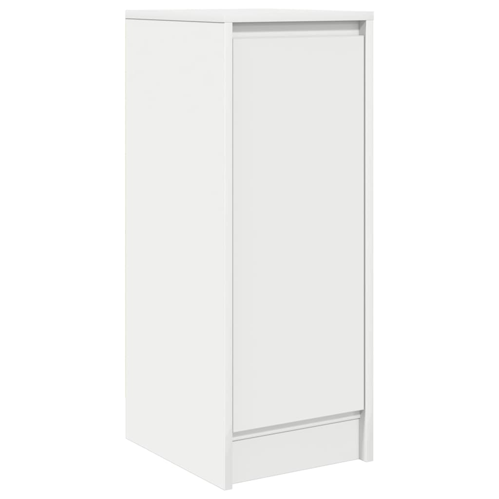 vidaXL Bufetă albă 29,5x34x76 cm din lemn prelucrat