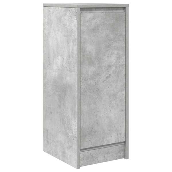 vidaXL puhvetkapp, betoonhall, 29,5x34x76 cm, tehispuit