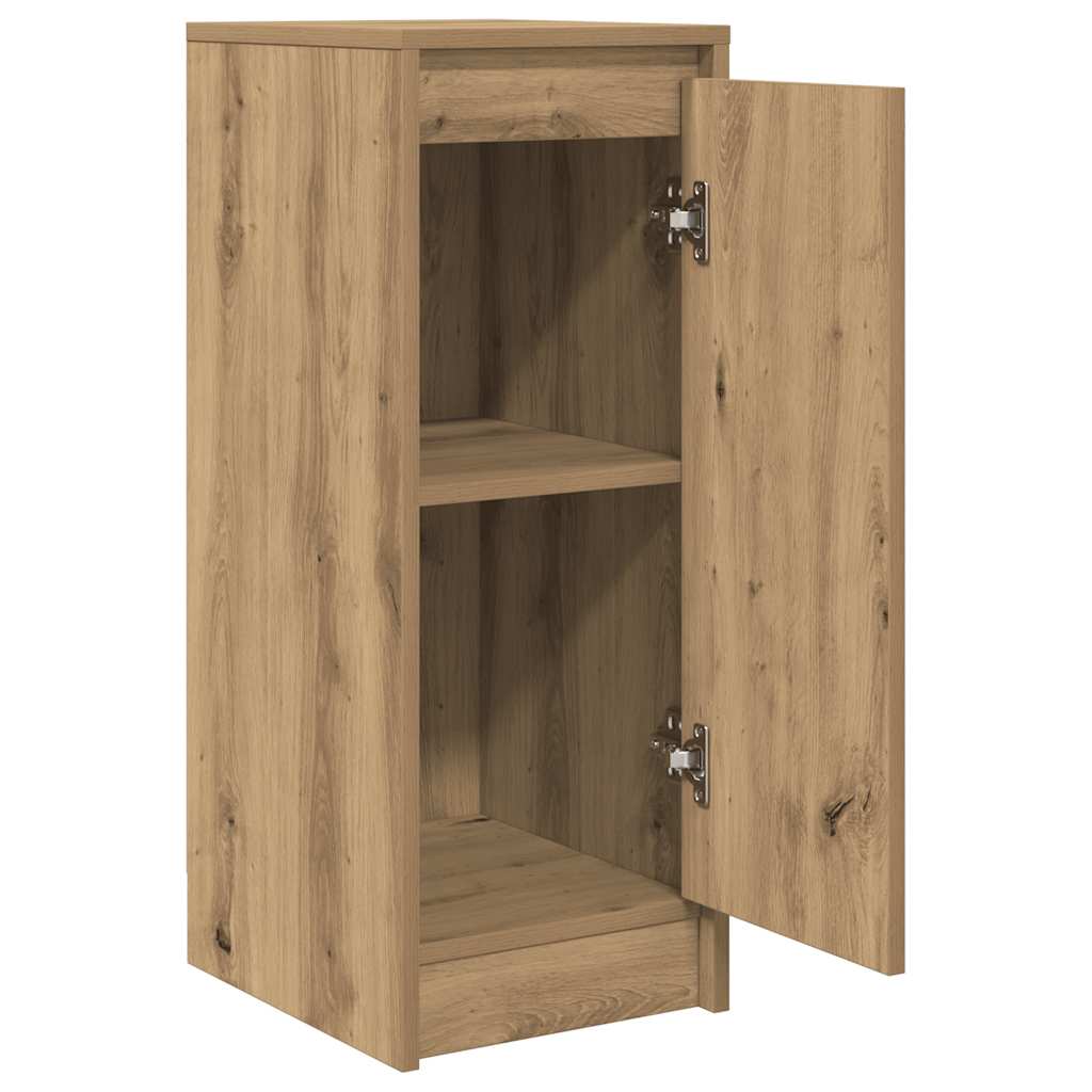 vidaXL Dressoir 29,5x34x76 cm bewerkt hout artisanaal eikenkleur, foto 4