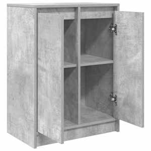 Příborník Betonově šedá 57x34x76 cm Dřevěné konstrukce - obrázek 5
