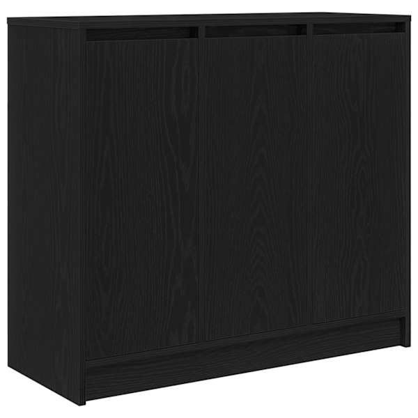 vidaXL puhvetkapp, must tamm, 85x34x76 cm, tehispuit