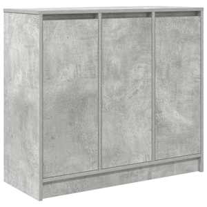 Příborník betonově šedý 85x34x76 cm kompozitní dřevo - obrázek 2