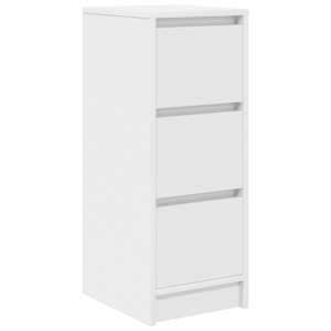 vidaXL puhvetkapp, valge, 29,5x34x76 cm, tehispuit