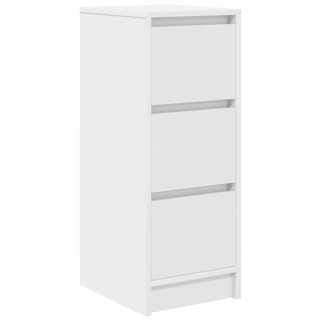 vidaXL Bufetă albă 29,5x34x76 cm din lemn prelucrat