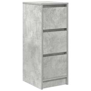 Příborník betonově šedý 29,5x34x76 cm kompozitní dřevo - obrázek 2