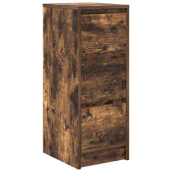 vidaXL puhvetkapp, suitsutatud tamm, 29,5x34x76 cm, tehispuit