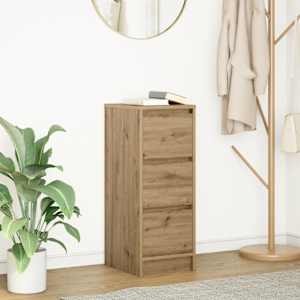 Komoda artisan hrast 29,5x34x76 cm inženirski les