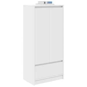 Skříňka se zásuvkou bílá 55,5x34x119,5 cm kompozitní dřevo - obrázek 4