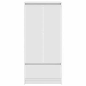 Skříňka se zásuvkou bílá 55,5x34x119,5 cm kompozitní dřevo - obrázek 6