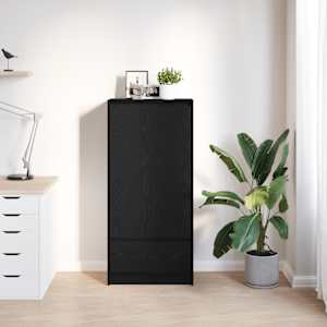 Skříňka se zásuvkou Černý dub 55,5x34x119,5 cmkompozitní dřevo - obrázek 3