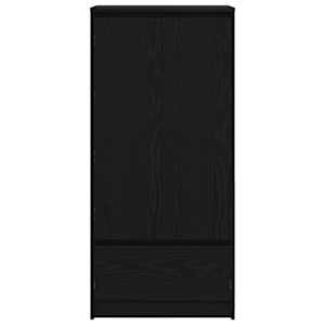 Skříňka se zásuvkou Černý dub 55,5x34x119,5 cmkompozitní dřevo - obrázek 6