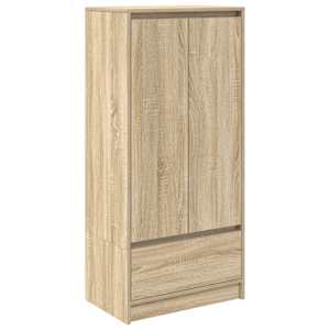 vidaXL kapp sahtliga, Sonoma tamm 55,5x34x119,5 cm, tehispuit