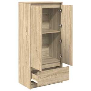 Skříňka se zásuvkou Sonoma Dub 55,5x34x119,5cm kompozitní dřevo - obrázek 5