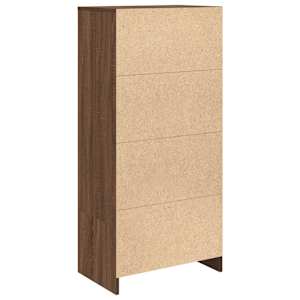 Skříňka se zásuvkou Hnědý dub 55,5x34x119,5 cm kompozitní dřevo - obrázek 8