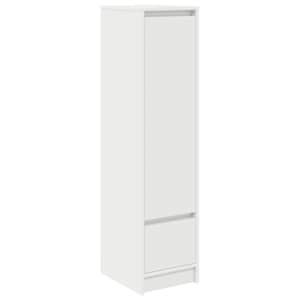 vidaXL k&otilde;rge kapp, valge, 29,5x34x119,5 cm tehispuit
