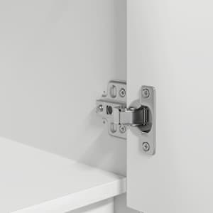 Highboard White 29,5x34x119,5 cm Dřevěná konstrukce - obrázek 12