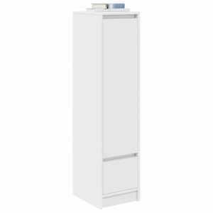 Highboard White 29,5x34x119,5 cm Dřevěná konstrukce - obrázek 4