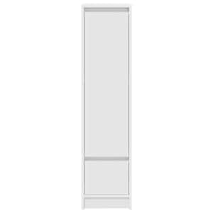 Highboard White 29,5x34x119,5 cm Dřevěná konstrukce - obrázek 6