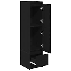 Vysoká deska Black Oak 29,5x34x119,5 cm Dřevěné konstrukce - obrázek 5
