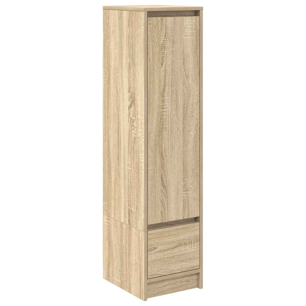 vidaXL Highboard dub sonoma 29,5x34x119,5 cm umelé drevo