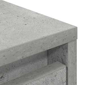 Vysoká deska Betonově šedá 29,5x34x119,5 cm Dřevěná konstrukce - obrázek 10