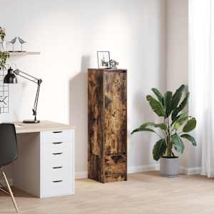 Vysoká deska Kouřový dub 29,5x34x119,5 cm Dřevěná konstrukce - obrázek 1