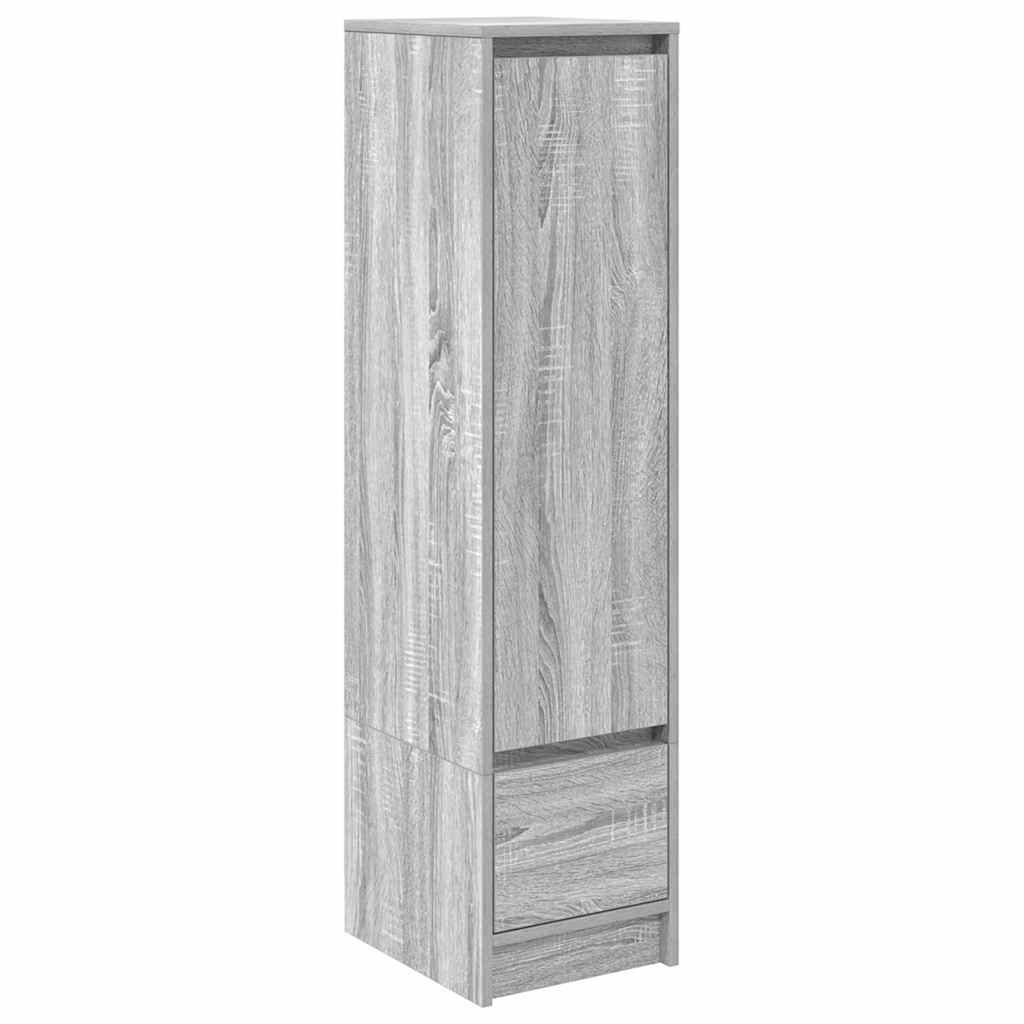 vidaXL Highboard Grey Sonoma 29,5x34x119,5 cm Engineered Wood