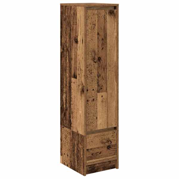 vidaXL k&otilde;rge kapp, vana puit, 29,5x34x119,5 cm, tehispuit