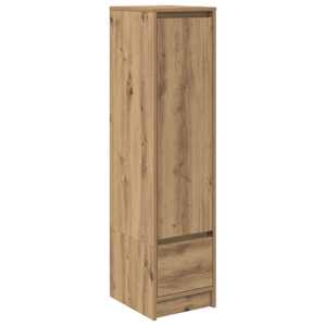 Vysoká deska Řemeslnický dub 29,5x34x119,5cm Dřevěná konstrukce - obrázek 2