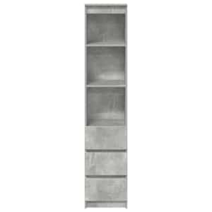 Highboard Concrete Grey 37,5x35x180 cm Dřevěná konstrukce - obrázek 6
