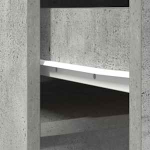 Highboard Concrete Grey 37,5x35x180 cm Dřevěná konstrukce - obrázek 10