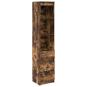 Vysoká deska Smoked Oak 37,5x35x180 cm Dřevěná konstrukce - obrázek 2