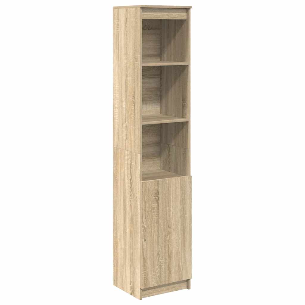 vidaXL Highboard Dub Sonoma 37,5x35x180 cm Konštruktérske drevo