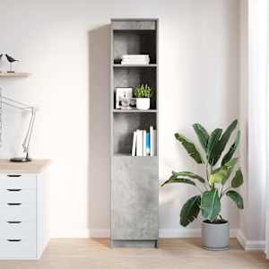 Highboard Concrete Grey 37,5x35x180 cm Dřevěná konstrukce - obrázek 3