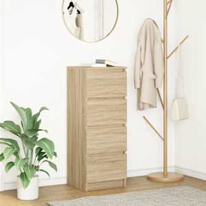 Komoda sonoma hrast 37,5x35x99 cm inženirski les