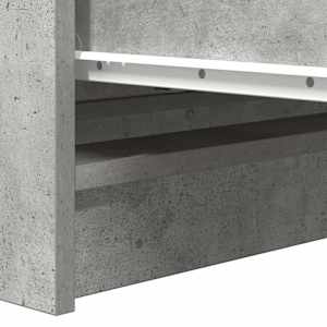 Příborník betonově šedý 80x35x76 cm kompozitní dřevo - obrázek 10
