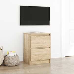 TV omarica sonoma hrast 40x35x54 cm inženirski les