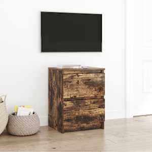TV omarica dimljen hrast 40x35x54 cm inženirski les