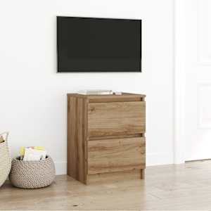 TV skříňka dub artisan 40x35x54 cm kompozitní dřevo - obrázek 1