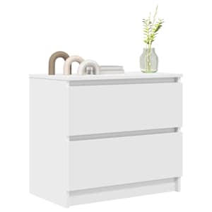 TV skříňka bílá 60x35x54 cm kompozitní dřevo - obrázek 4