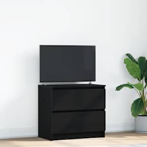 TV skříňka černá 60x35x54 cm kompozitní dřevo - obrázek 1
