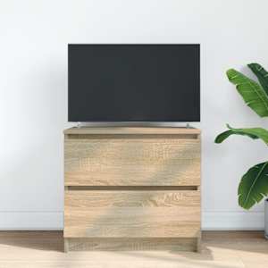 TV skříňka dub sonoma 60x35x54 cm kompozitní dřevo - obrázek 3