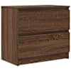 vidaXL telerikapp Pruun tamm 60x35x54 cm Engineered Wood