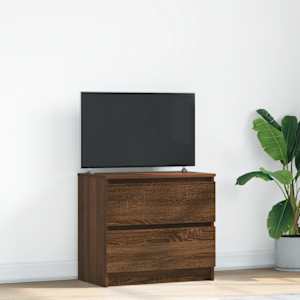 TV skříňka hnědý dub 60x35x54 cm kompozitní dřevo - obrázek 1