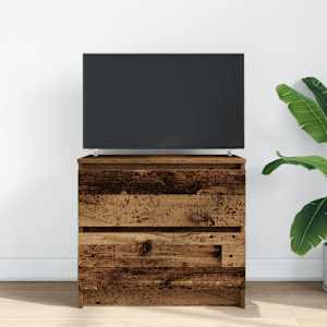 TV stolek old wood 60x35x54 cm kompozitní dřevo - obrázek 3