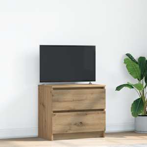 TV skříňka dub artisan 60x35x54 cm kompozitní dřevo - obrázek 1