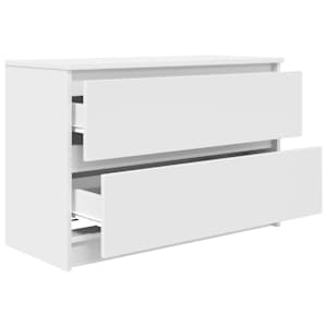 TV skříňka bílá 80x35x54 cm kompozitní dřevo - obrázek 5