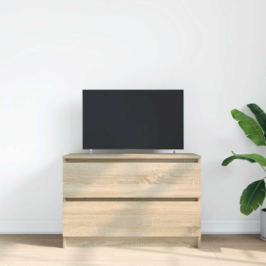 vidaXL TV skrinka dub sonoma 80x35x54 cm spracované drevo