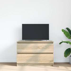 TV skříňka dub sonoma 80x35x54 cm kompozitní dřevo - obrázek 3